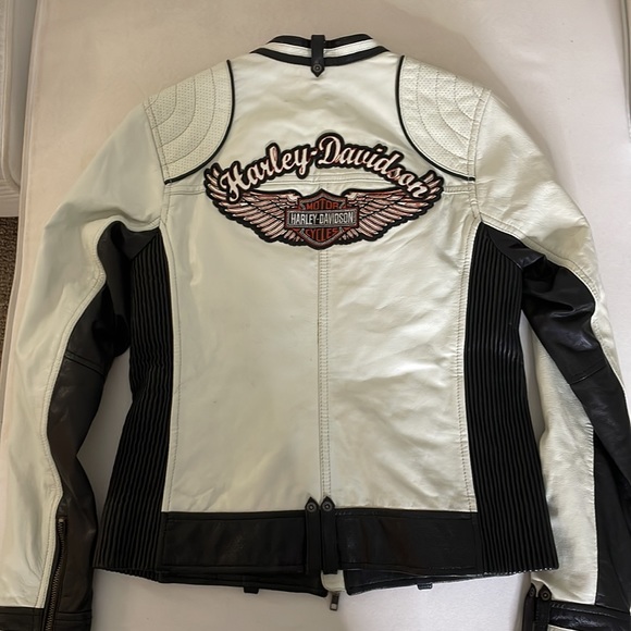Rare Harley-Davidson Leather Riding Jacket Size Small - Picture 4 of 11